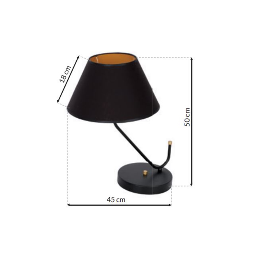 Laualamp VICTORIA 1xE27/60W/230V must