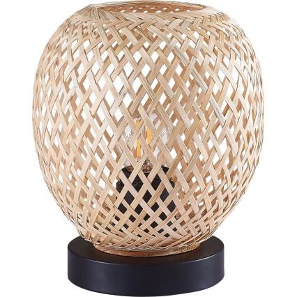 Laualamp ZANZIBAR 1xE27/20W/230V d. 18 cm bambus