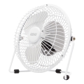 Lauaventilaator 1,75W/5V USB läbimõõt 18 cm valge