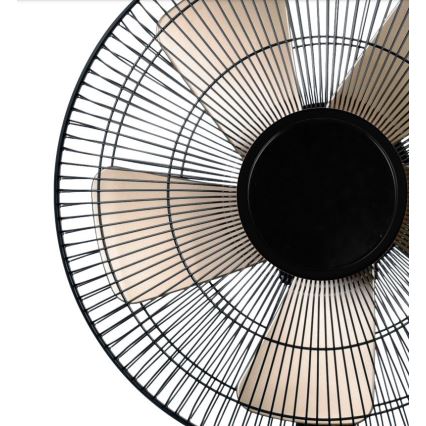 Lauaventilaator 40W/230V d. 35 cm must/kuldne