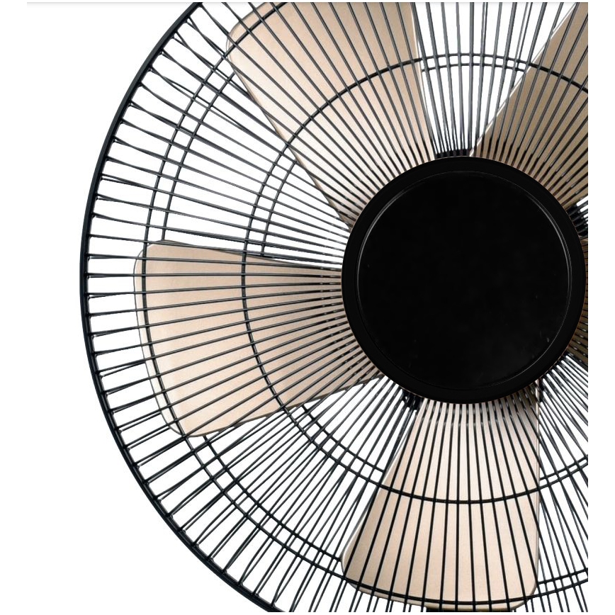 Lauaventilaator 40W/230V d. 35 cm must/kuldne