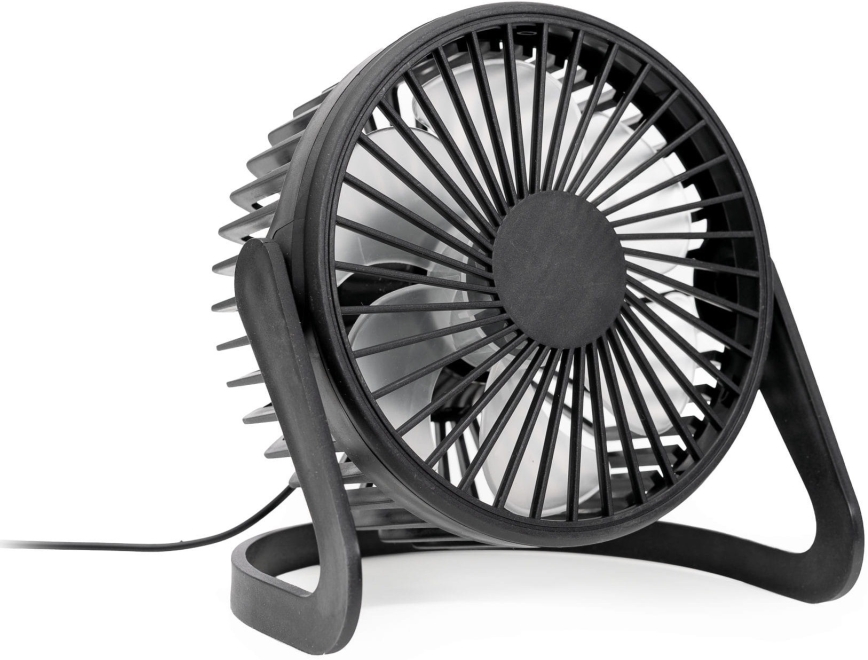 Lauaventilaator USB d. 15 cm must
