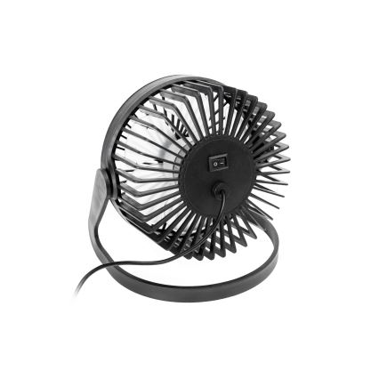 Lauaventilaator USB d. 15 cm must