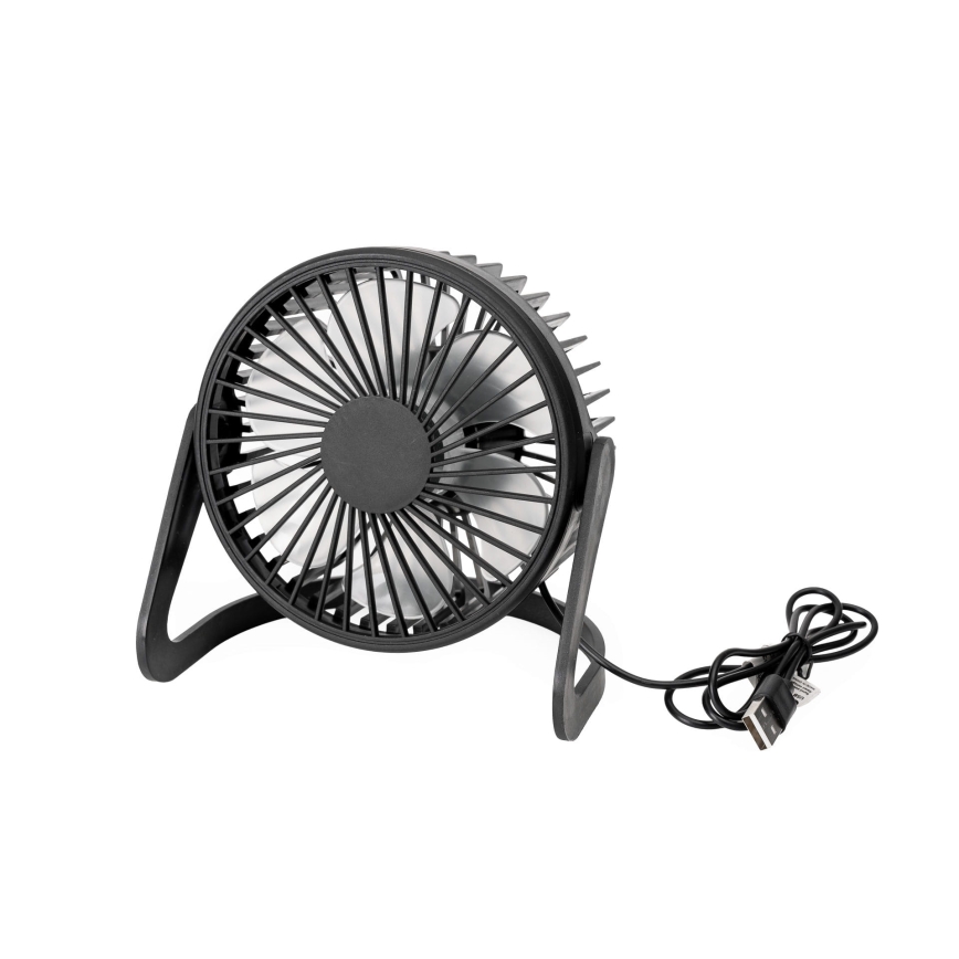 Lauaventilaator USB d. 15 cm must