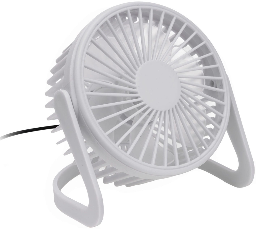 Lauaventilaator USB d. 15 cm valge