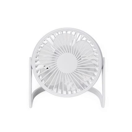Lauaventilaator USB d. 15 cm valge