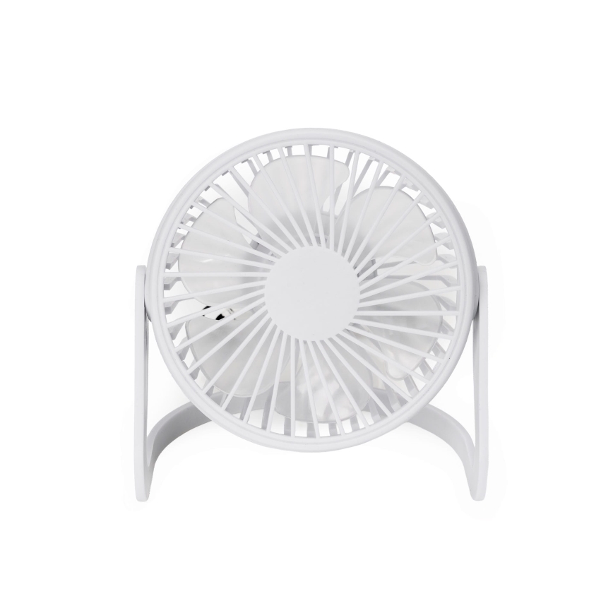 Lauaventilaator USB d. 15 cm valge