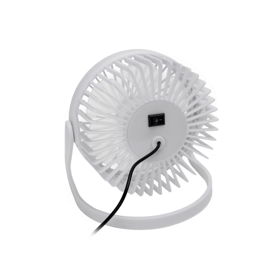 Lauaventilaator USB d. 15 cm valge