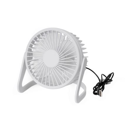 Lauaventilaator USB d. 15 cm valge