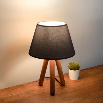 Laudlamp AYD 1xE27/40W/230V pruun/must