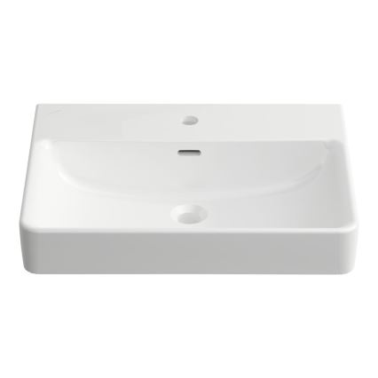 LAUFEN H8109630001091 - Kraanikauss töötasapinnale/seinale kinnitatav PRO 60x46,5 cm keraamika/valge