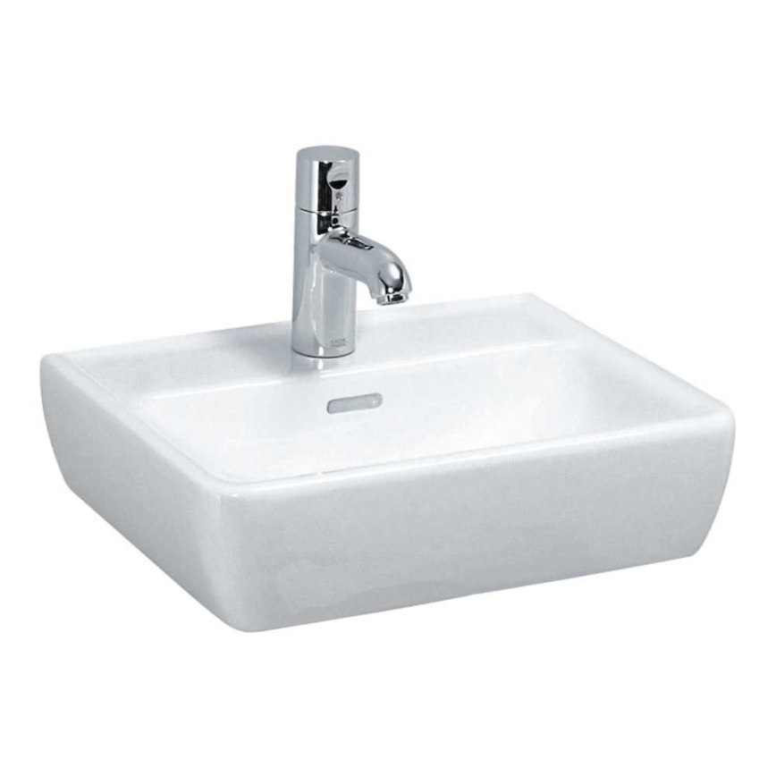 LAUFEN H8119510001041 - Kraanikauss töötasapinnale/seinale kinnitatav PRO 45x34 cm keraamika/valge