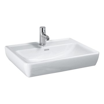 LAUFEN H8189510001041 - Kraanikauss töötasapinnale/seinale kinnitatav PRO 55x48 cm keraamika/valge