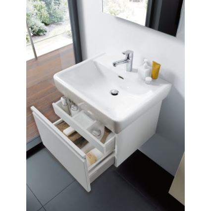 LAUFEN H8189510001041 - Kraanikauss töötasapinnale/seinale kinnitatav PRO 55x48 cm keraamika/valge