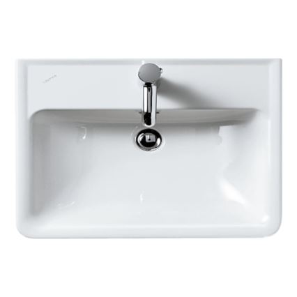 LAUFEN H8189510001041 - Kraanikauss töötasapinnale/seinale kinnitatav PRO 55x48 cm keraamika/valge