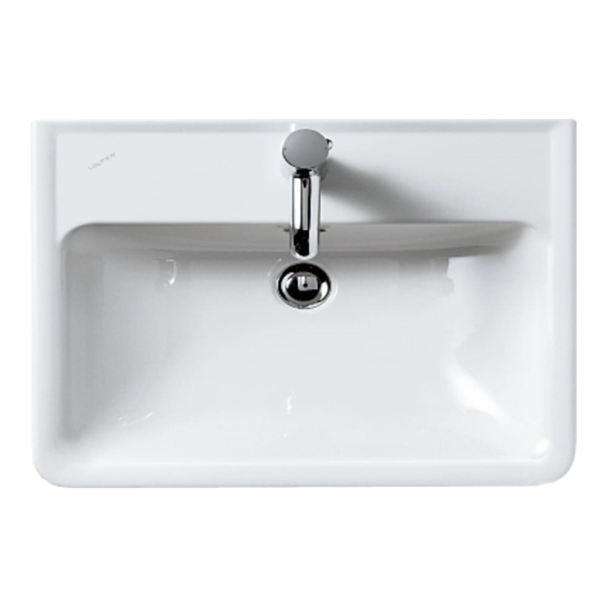LAUFEN H8189510001041 - Kraanikauss töötasapinnale/seinale kinnitatav PRO 55x48 cm keraamika/valge
