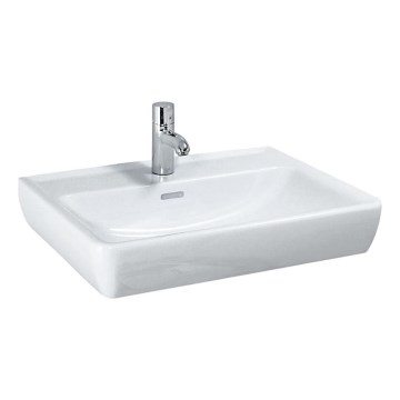 LAUFEN H8189520001041 - Kraanikauss töötasapinnale/seinale kinnitatav PRO 60x48 cm keraamika/valge