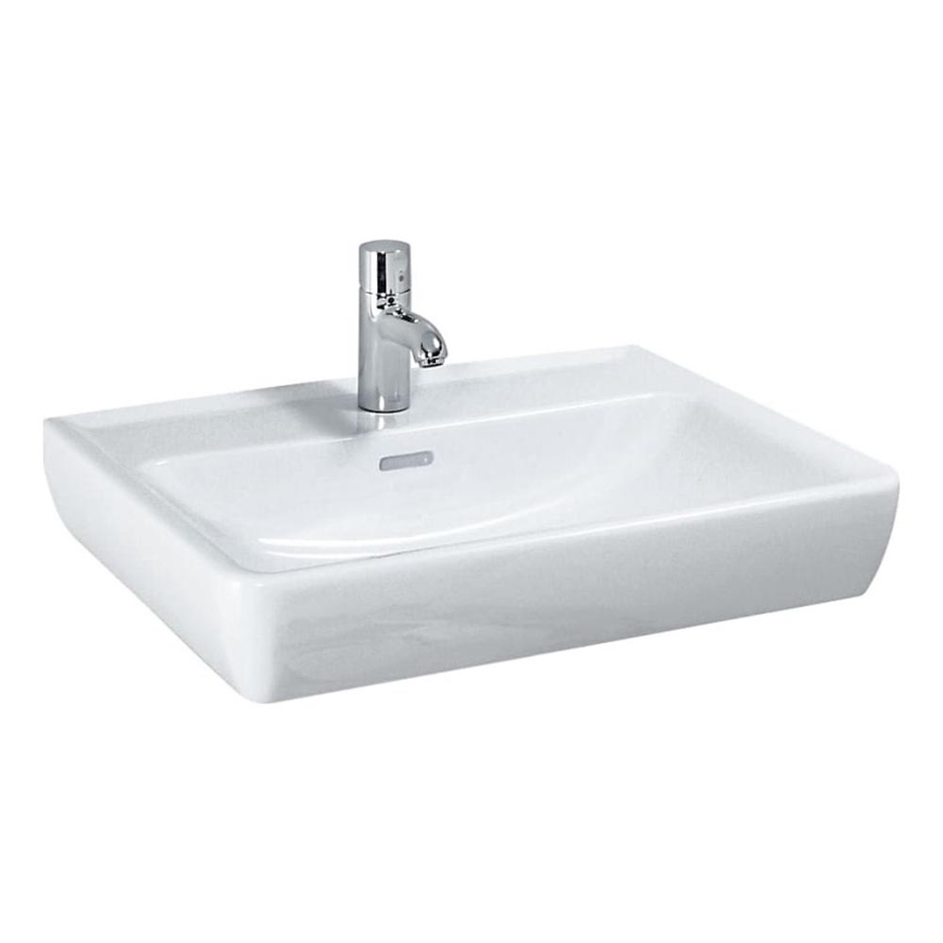 LAUFEN H8189520001041 - Kraanikauss töötasapinnale/seinale kinnitatav PRO 60x48 cm keraamika/valge