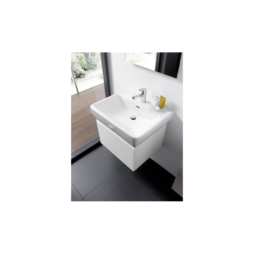 LAUFEN H8189520001041 - Kraanikauss töötasapinnale/seinale kinnitatav PRO 60x48 cm keraamika/valge