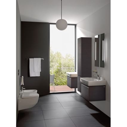 LAUFEN H8189520001041 - Kraanikauss töötasapinnale/seinale kinnitatav PRO 60x48 cm keraamika/valge