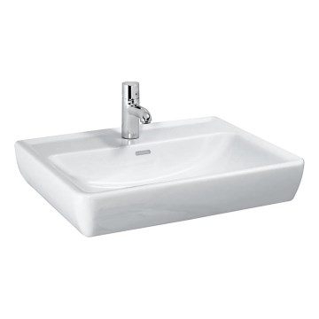 LAUFEN H8189530001041 - Kraanikauss töötasapinnale/seinale kinnitatav PRO 65x48 cm keraamika/valge