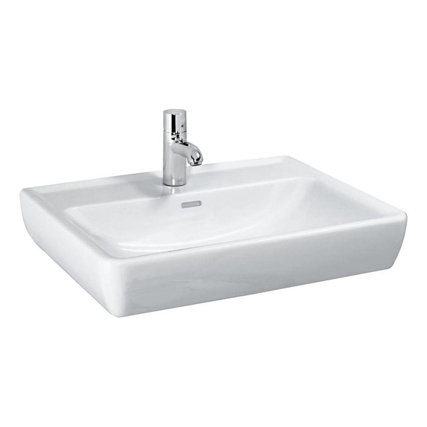 LAUFEN H8189530001041 - Kraanikauss töötasapinnale/seinale kinnitatav PRO 65x48 cm keraamika/valge
