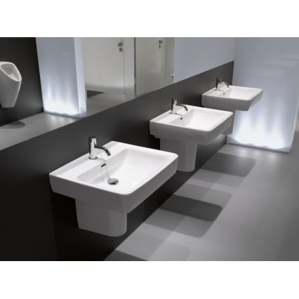 LAUFEN H8189530001041 - Kraanikauss töötasapinnale/seinale kinnitatav PRO 65x48 cm keraamika/valge