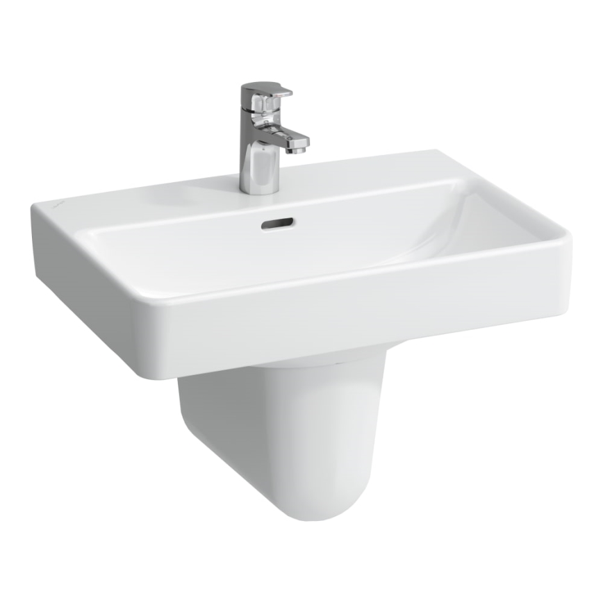 LAUFEN H8189580001041 - Valamu lauapealne/seinale riputatav PRO 55x38 cm keraamika/valge