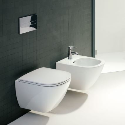 LAUFEN H8300810003021 - Seinale kinnitatav bidee LUA keraamika/valge