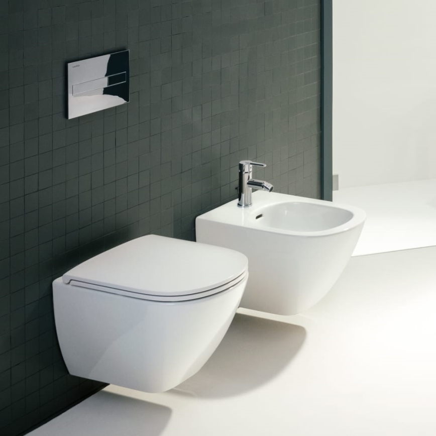 LAUFEN H8300810003021 - Seinale kinnitatav bidee LUA keraamika/valge