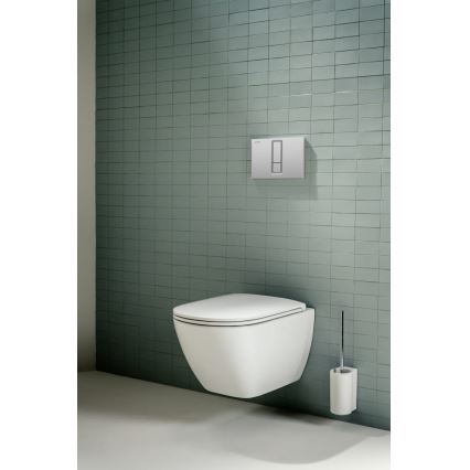 LAUFEN H8660800000001 - Seinale kinnitatav WC LUA, keraamiline/valge + pehmelt sulguv WC-istme kaas LUA, duroplast/valge