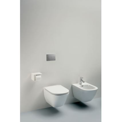 LAUFEN H8660800000001 - Seinale kinnitatav WC LUA, keraamiline/valge + pehmelt sulguv WC-istme kaas LUA, duroplast/valge