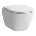 LAUFEN H8660800000001 - Seinale kinnitatav WC LUA, keraamiline/valge + pehmelt sulguv WC-istme kaas LUA, duroplast/valge