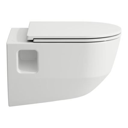 LAUFEN H8669540000001 - Riputatav WC PRO keraamika/valge + WC-poti kaas SoftClose PRO duroplast/valge