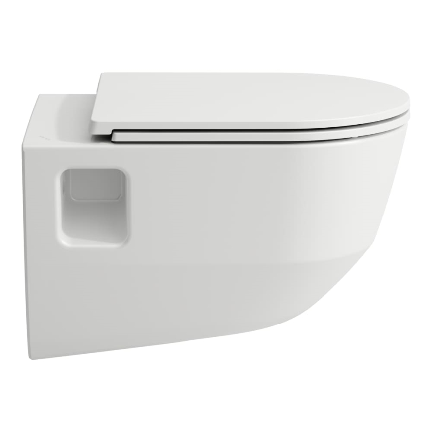 LAUFEN H8669540000001 - Riputatav WC PRO keraamika/valge + WC-poti kaas SoftClose PRO duroplast/valge
