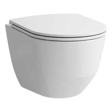 LAUFEN H8669550000001 - Seinapealne WC PRO keraamika/valge + WC-poti kaas SoftClose PRO duroplast/valge