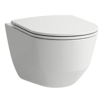 LAUFEN H8669570000001 - Seinale riputatav WC PRO keraamiline/valge + WC-poti kaas SoftClose PRO duroplast/valge