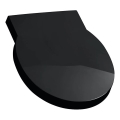 LAUFEN H8942820200001 - Pisuaari kaas SoftClose VAL duroplast/läikiv must