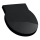 LAUFEN H8942820200001 - Pisuaari kaas SoftClose VAL duroplast/läikiv must