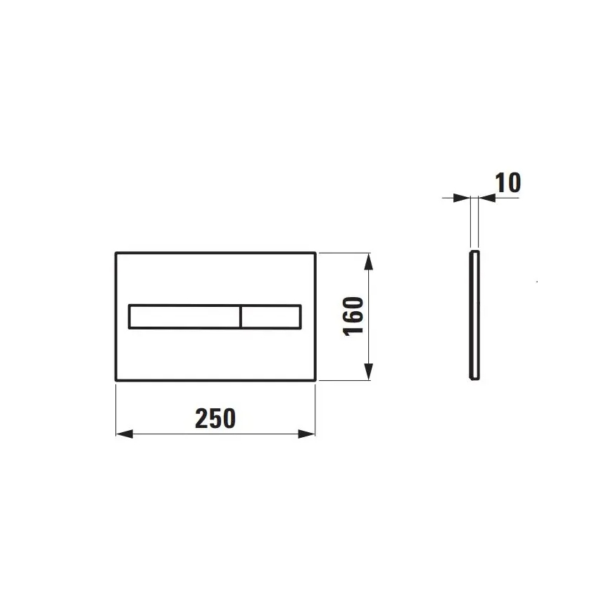 LAUFEN H8956610000001 - DUAL LIS loputusnupp, valge