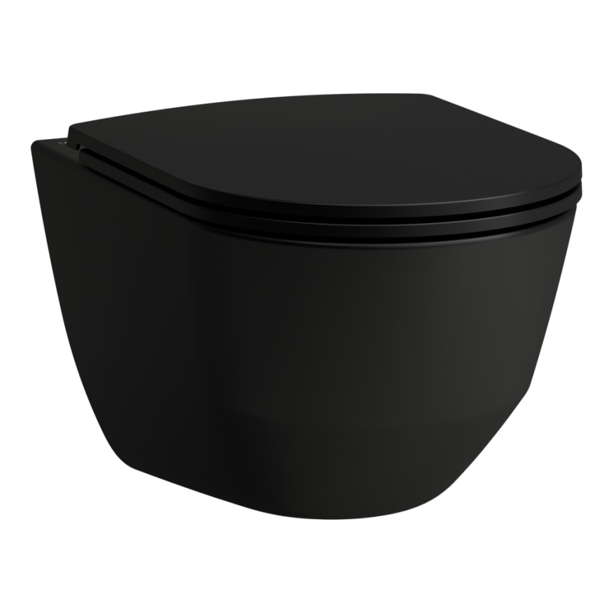 LAUFEN H8989667160001 - WC-poti iste SoftClose PRO duroplast/must