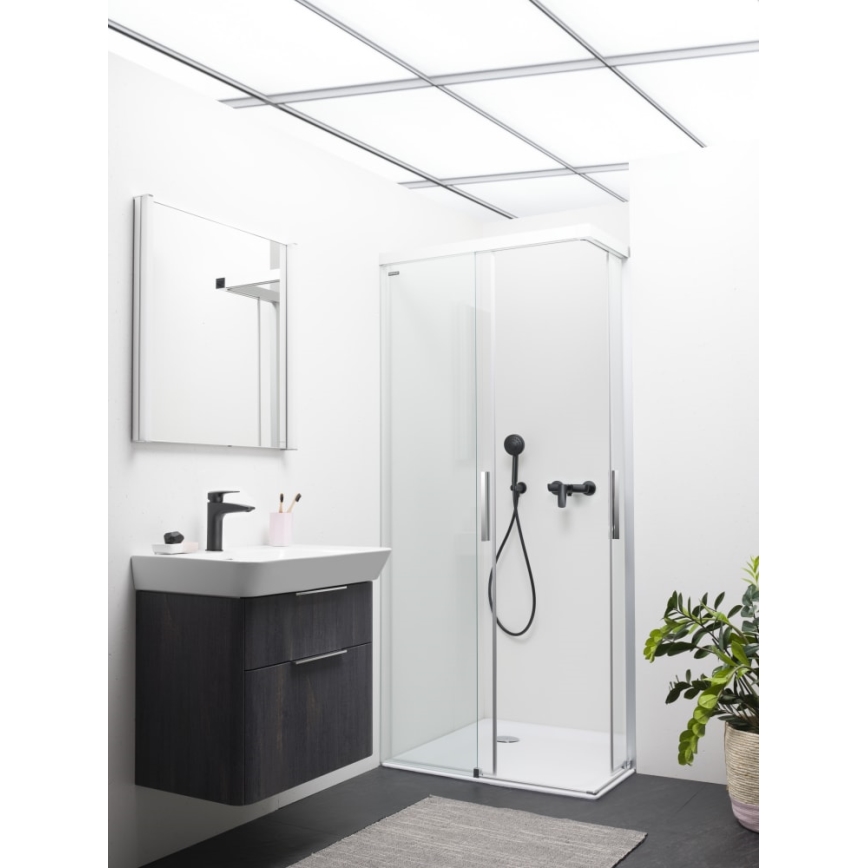 LAUFEN HF500702428000 - Valamu kraan LAURIN 16,2 cm titaan matt must