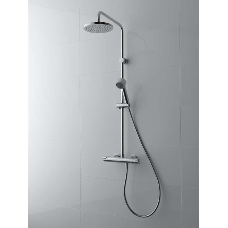 LAUFEN HF500957100600 - Dušikomplekt termostaatilise kraaniga CITYPRO läikiv kroom