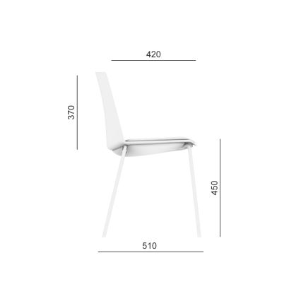 LD Seating - Kontoritool SKY sinine/valge
