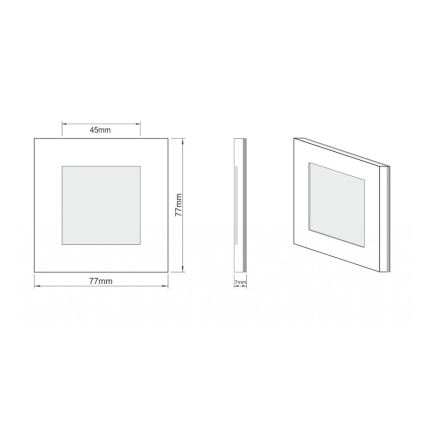 LDST AN-01-SS-ZI9 - LED trepivalgusti ANGEL 9x LED/1,2W/230V roheline