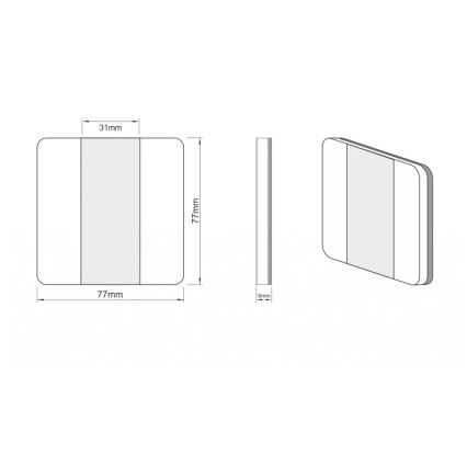 LDST DU-01-SS-BZ10 - LED trepivalgusti DUO 10x LED/1,2W/230V matt kroom
