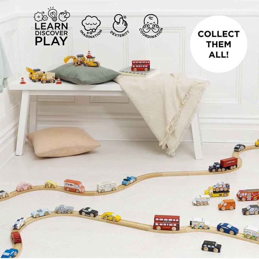 Le Toy Van - Päästeautode ja helikopteri komplekt