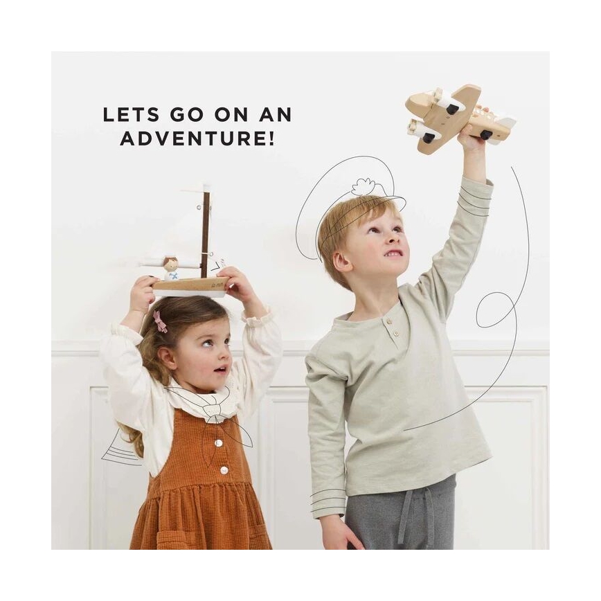 Le Toy Van - Puidust lennuk