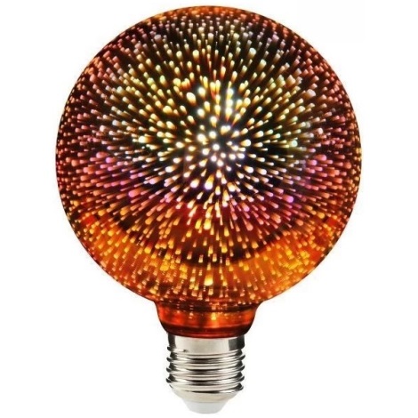 LED 3D Dekoratiivne pirn E27/2W/230V - Aigostar