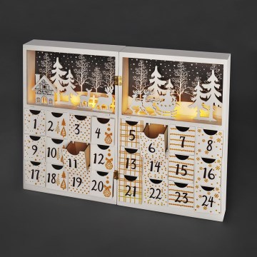 LED-adventkalender LED/2xAAA